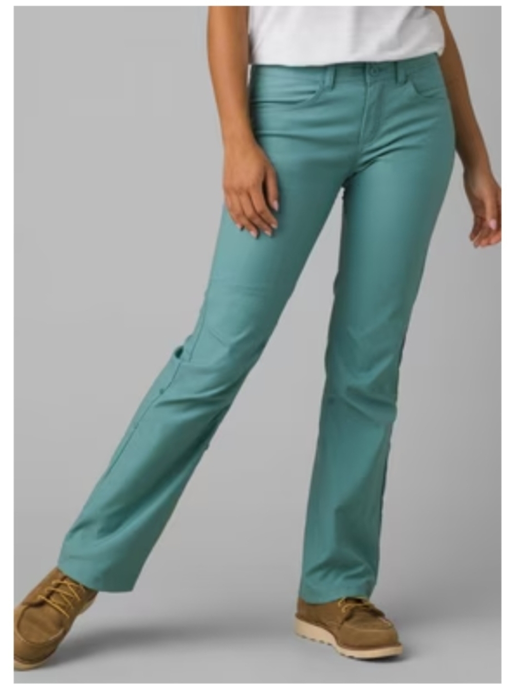 Prana Teal-Green Straight Leg Pants